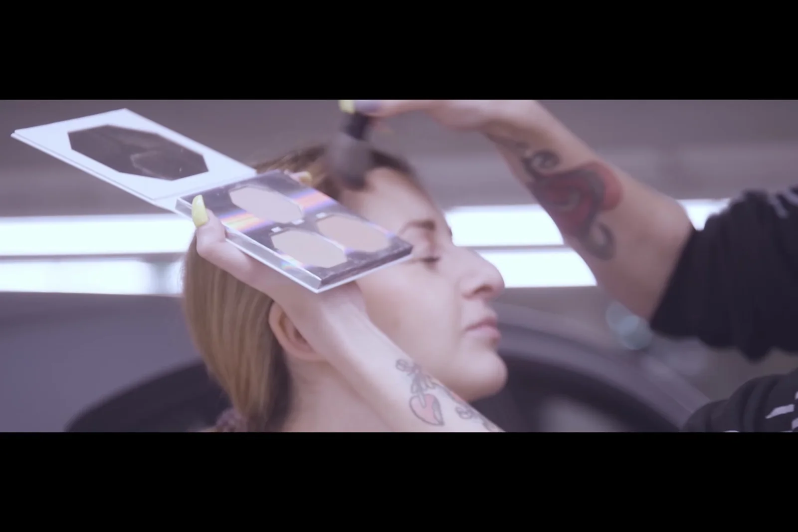 Make-up Artist bei einer Film- und Videoproduktion in NRW
